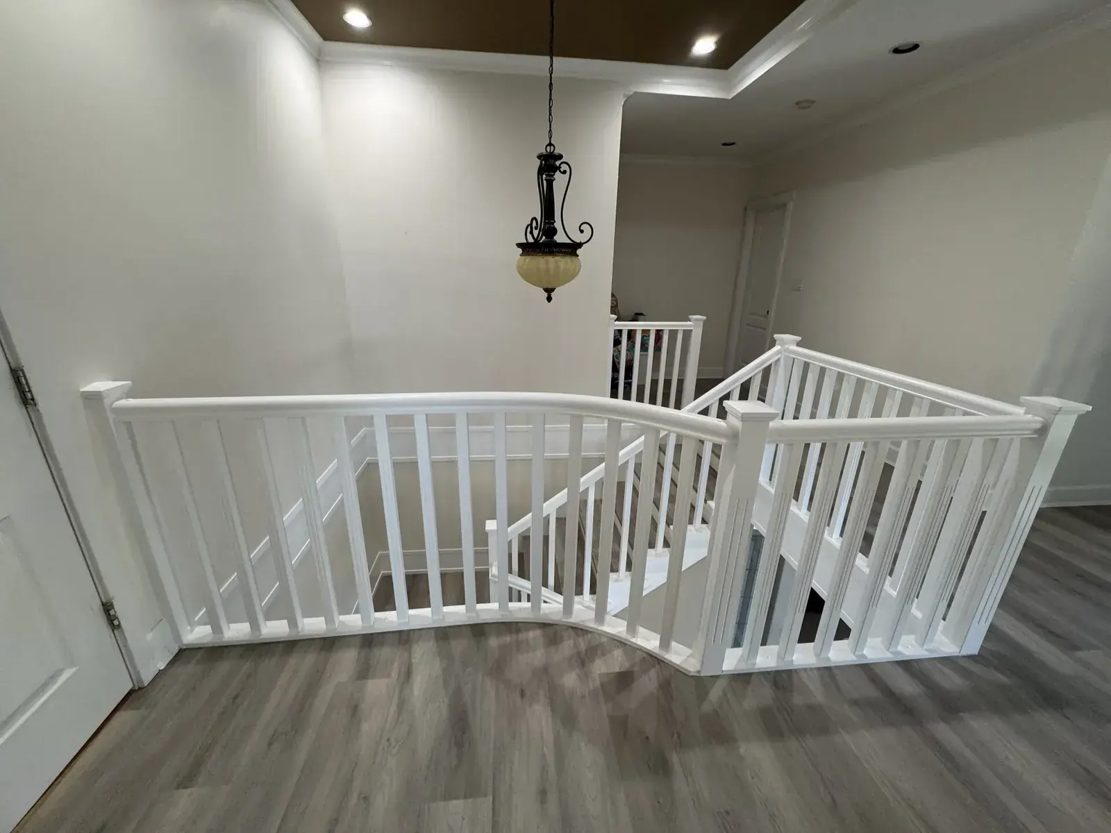 White Stairs Painting